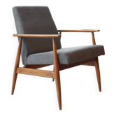 H.Lis vintage graphite corduroy armchair