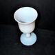 Antique footed glass in white opaline goblet chalice – Meisenthal craftsmanship?