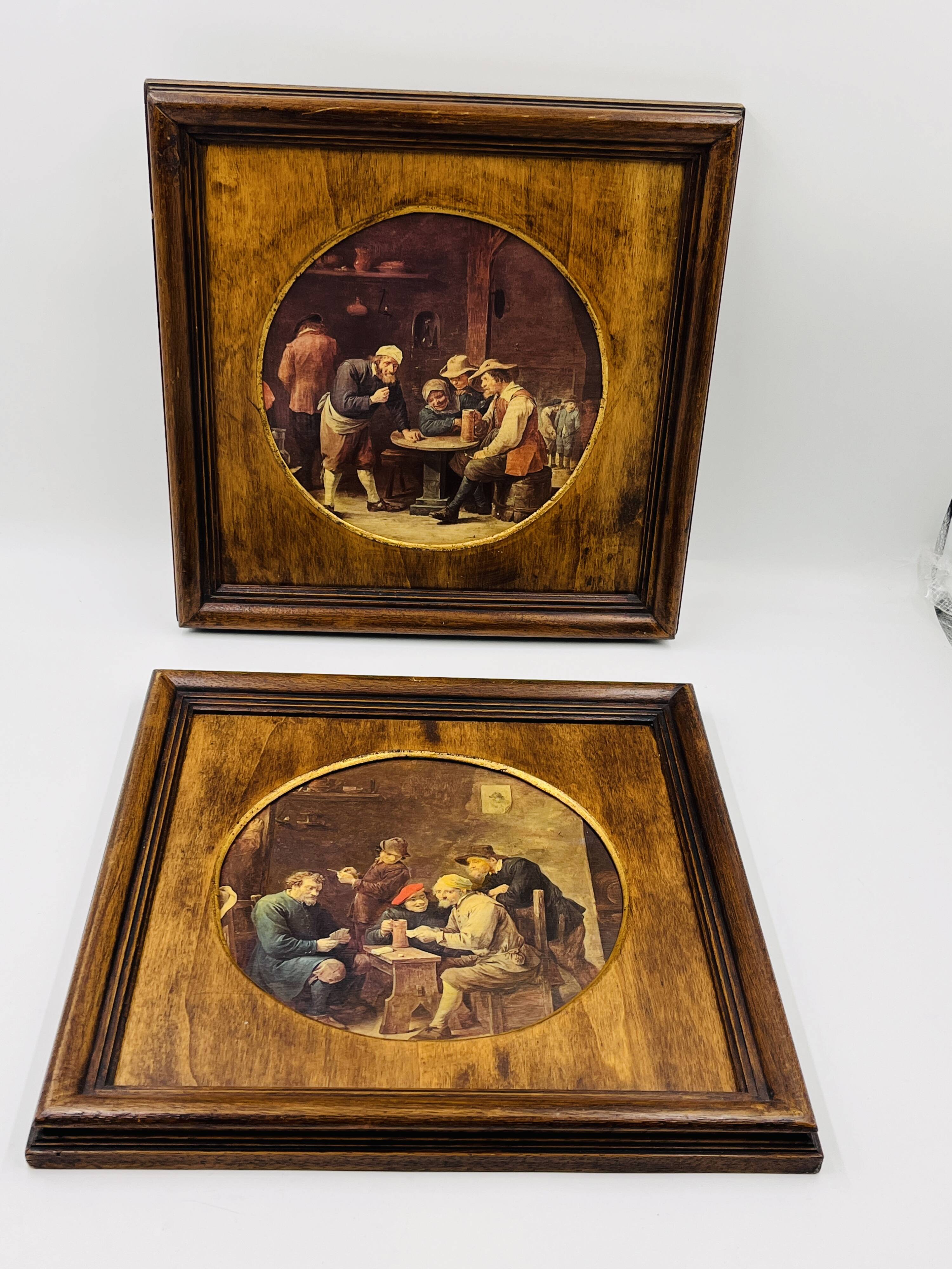 Reproduction duo by David Teniers