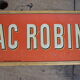 Robin Cognac advertising plate