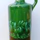 Bottle, vintage soliflore in enamelled terracotta