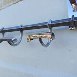 Vintage chrome coat rack and plastic balls