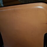 Leather and chrome chairs 1970