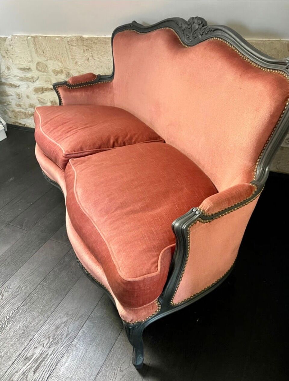 Louis XV two-seater canapé