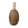 Round wicker bottle