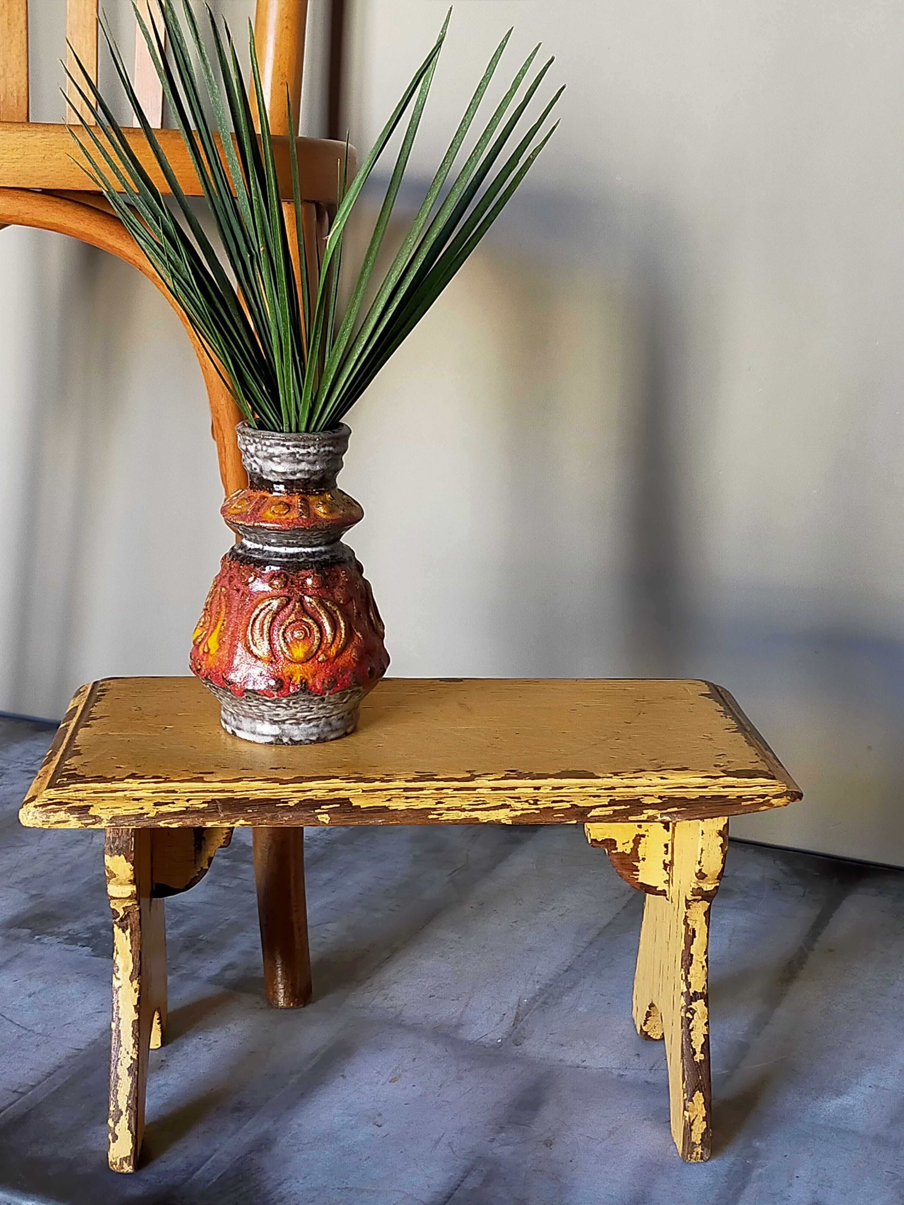 19th-century foot restings with old patina