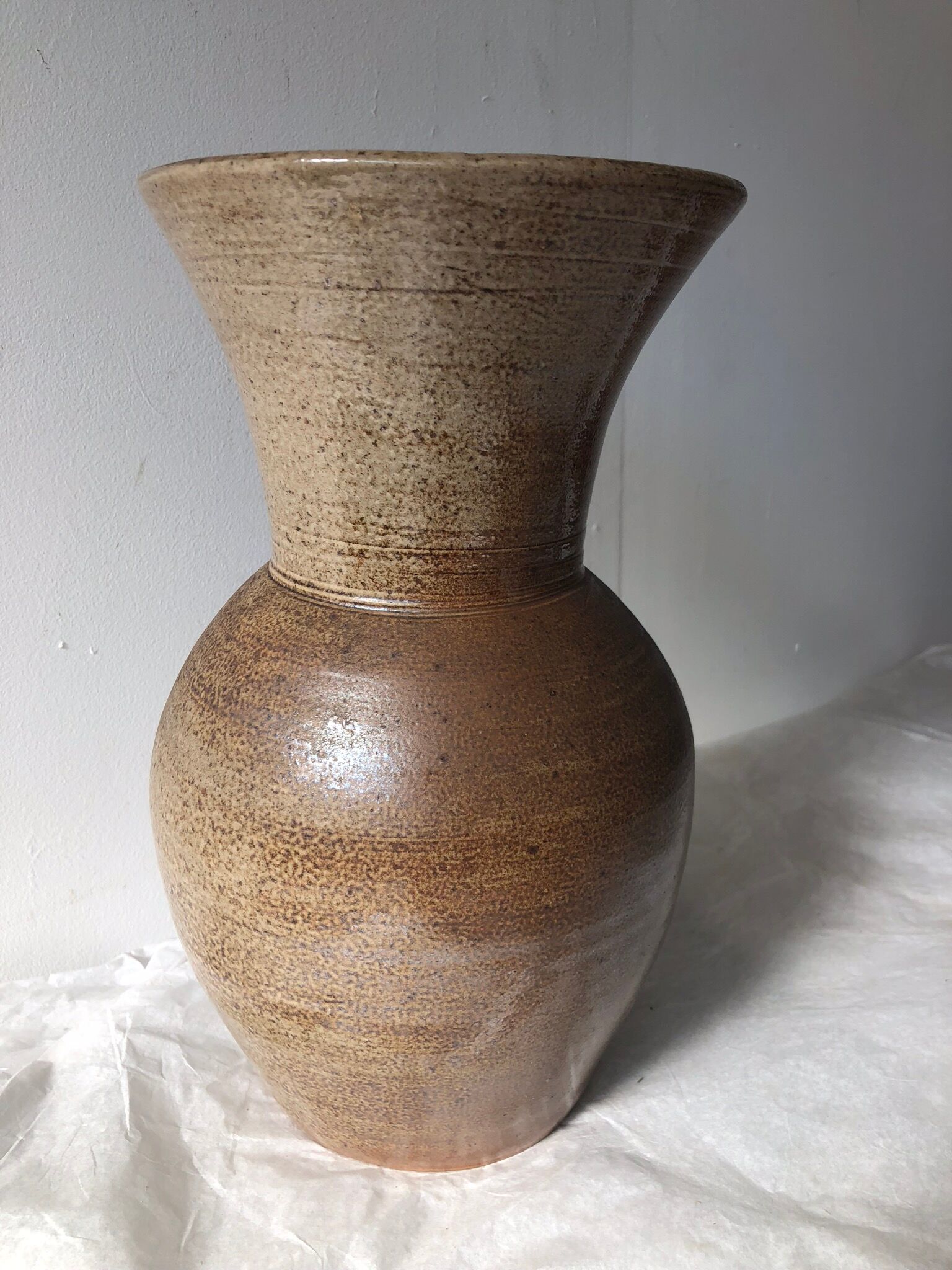 Vintage stoneware vase