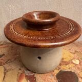 Berry pottery water butter dish