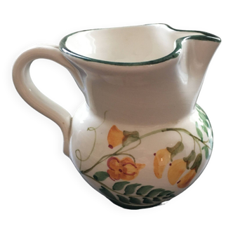 Small pitcher with floral decoration