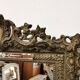 Ancient mirror 116 x 82 Napoleon III wood and gilded stucco