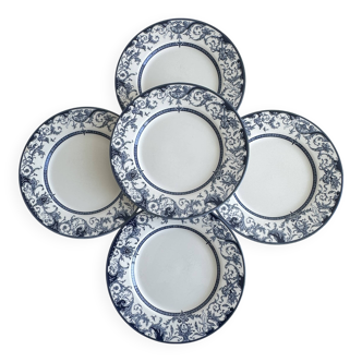 5 assiettes anglaises