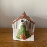 vintage earthenware teapot