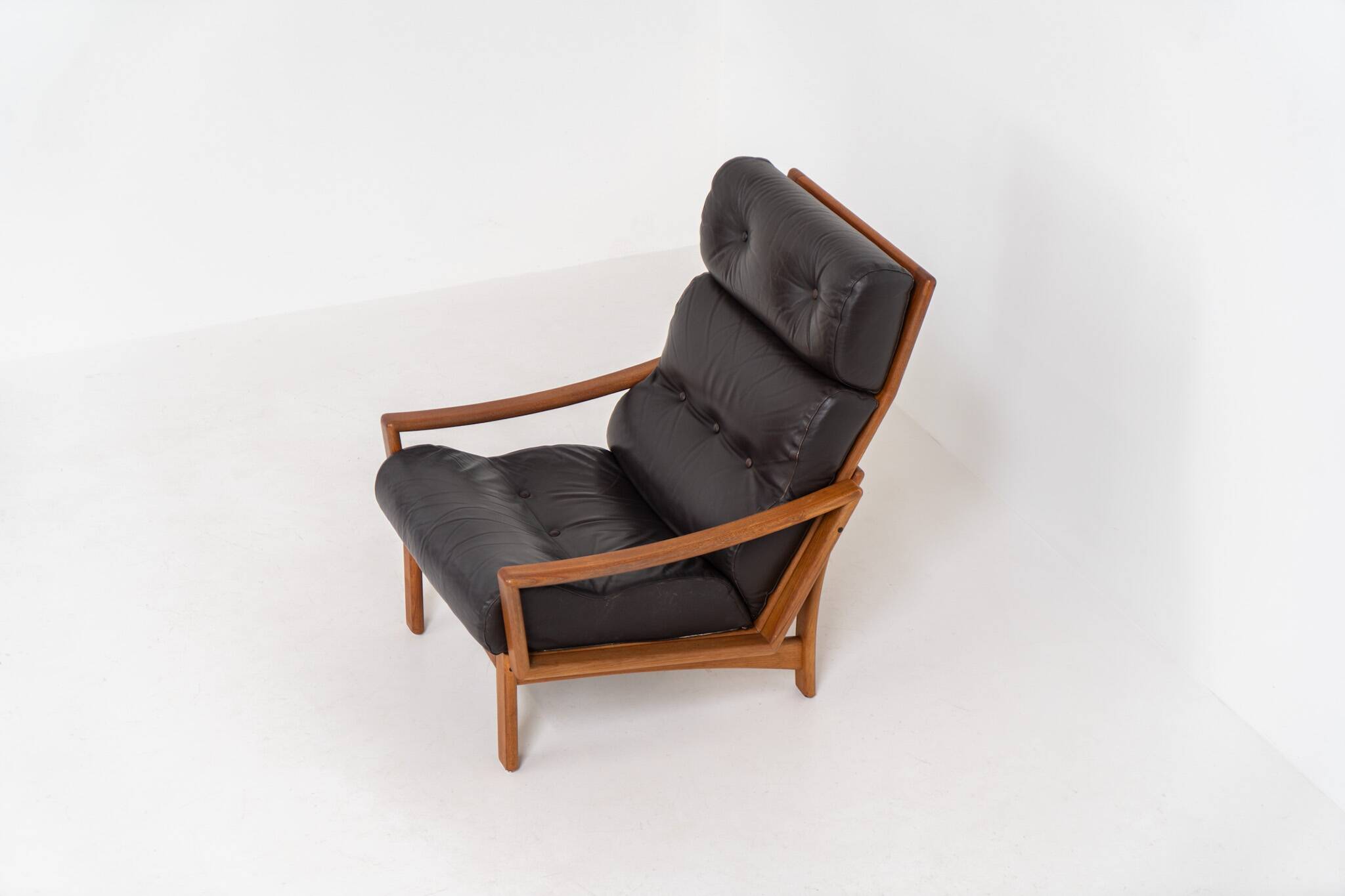 Fauteuil en cuir par Glostrup