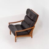 Fauteuil en cuir par Glostrup