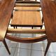 Round extendable table Rosewood Denmark vintage 1970