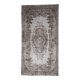 4x7 Gray & Brown Turkish Vintage Rug 114x214Cm SK 4869