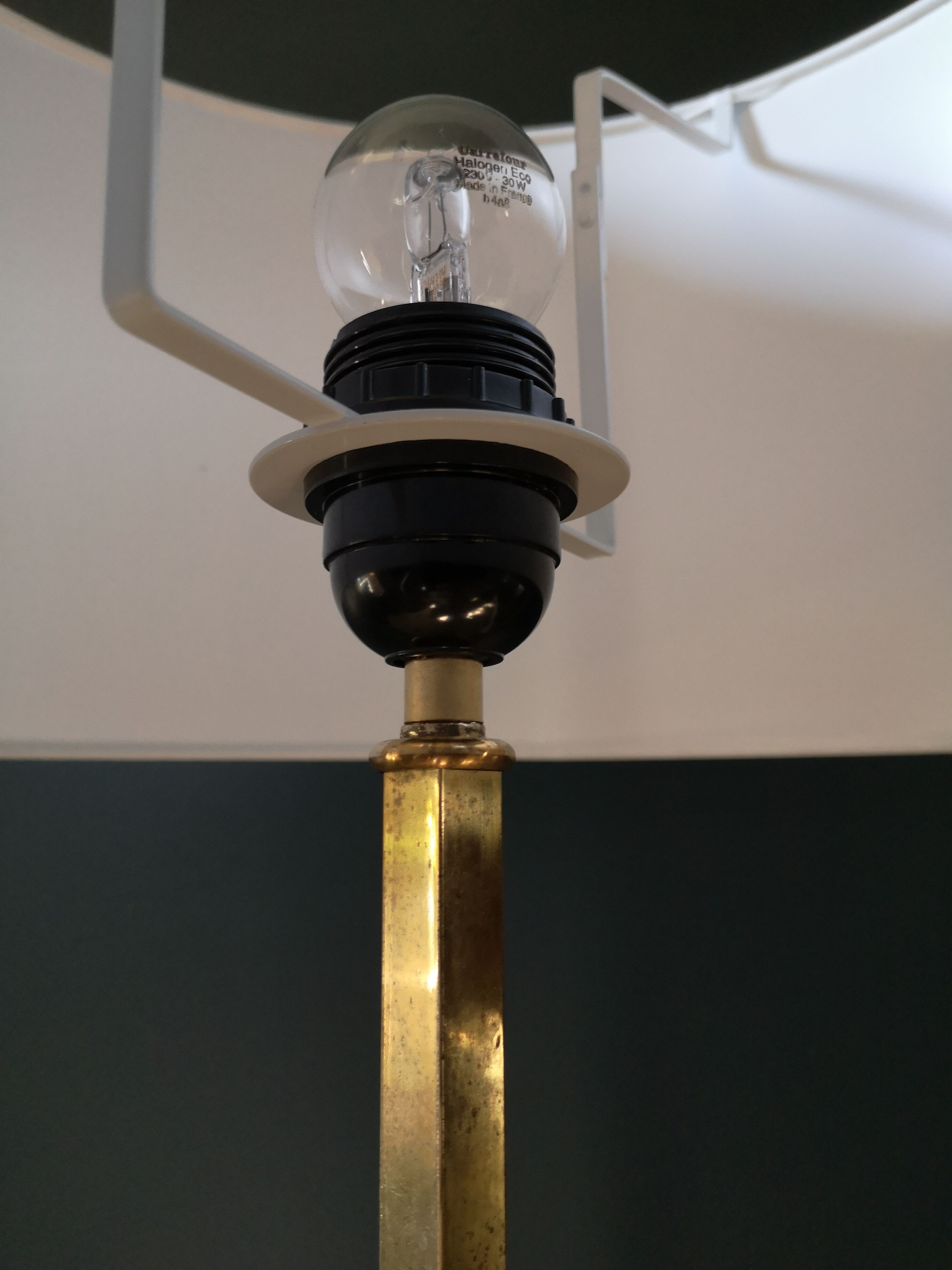 Brass lamp tripod 50s