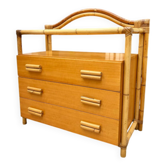 Bamboo chest of drawers
