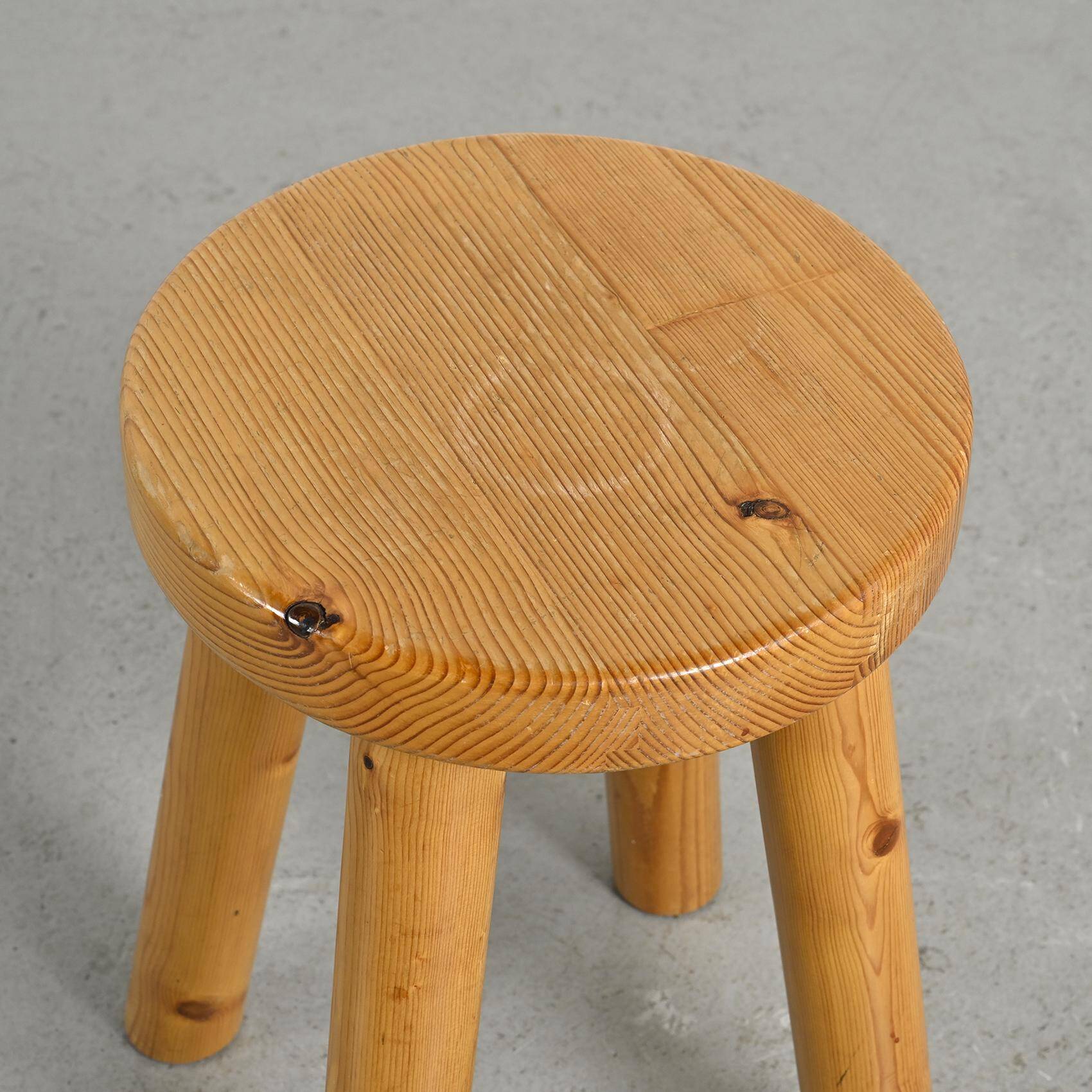 Stool by Charlotte Perriand for Les Arcs 1600, circa 1965