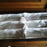 Crystal champagne flutes