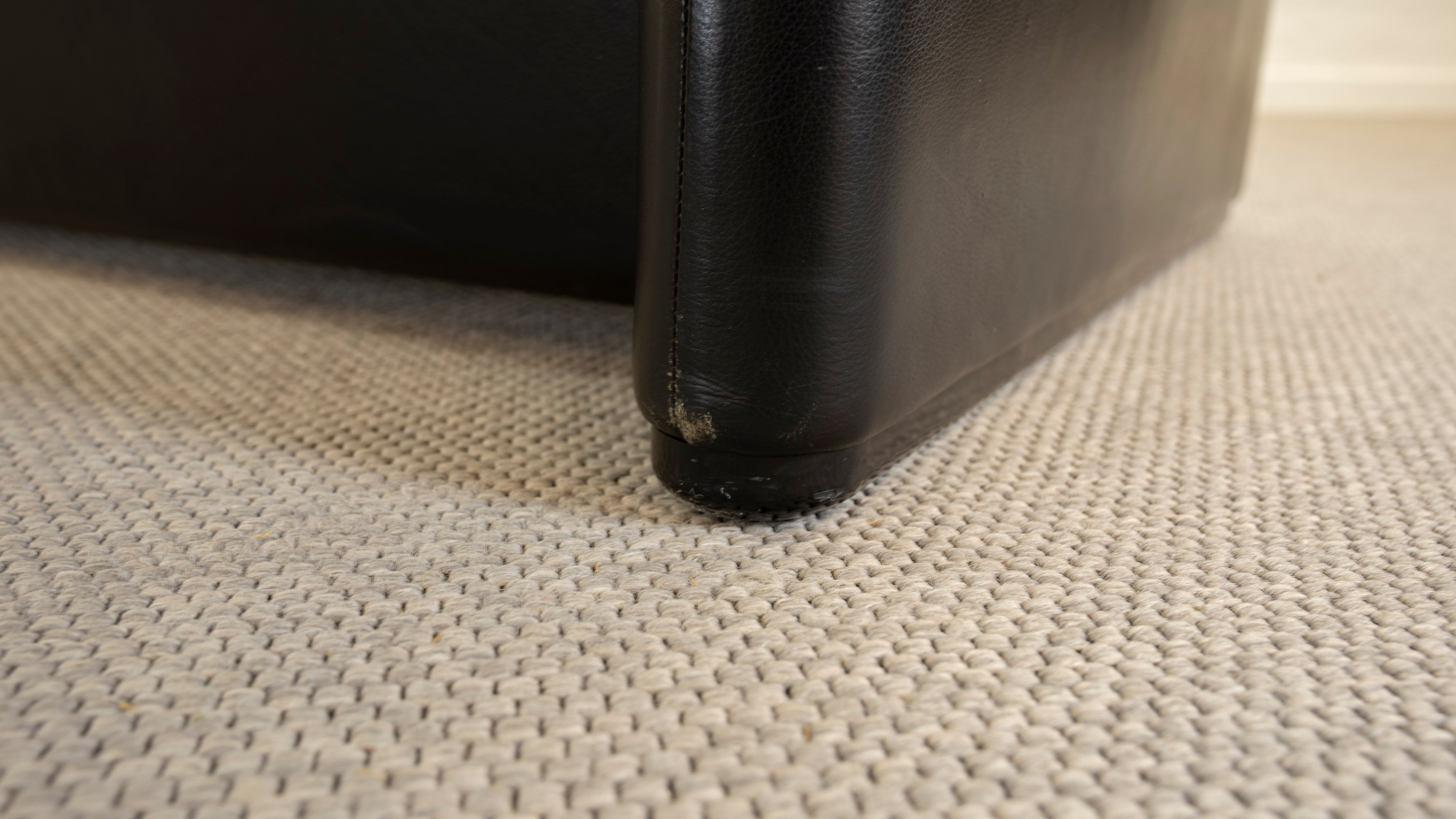 Maralunga 3-Seat Sofa in black leather by Vico Magistretti for Cassina