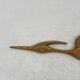 Vintage Teak Wood Wall Bird, 1960s