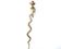 Large Brass Cobra Wall Candle Holder, 1970s