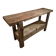 Vintage French beech side table, console, washbasin unit, industrial side table, circa 1950–1970.