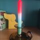 Glass paste candle holder