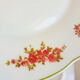 Set of 8 dessert plates opaline pink patterns Arcopal France Vintage