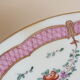 Antique porcelain dish signed - Flèches croisées, Paris