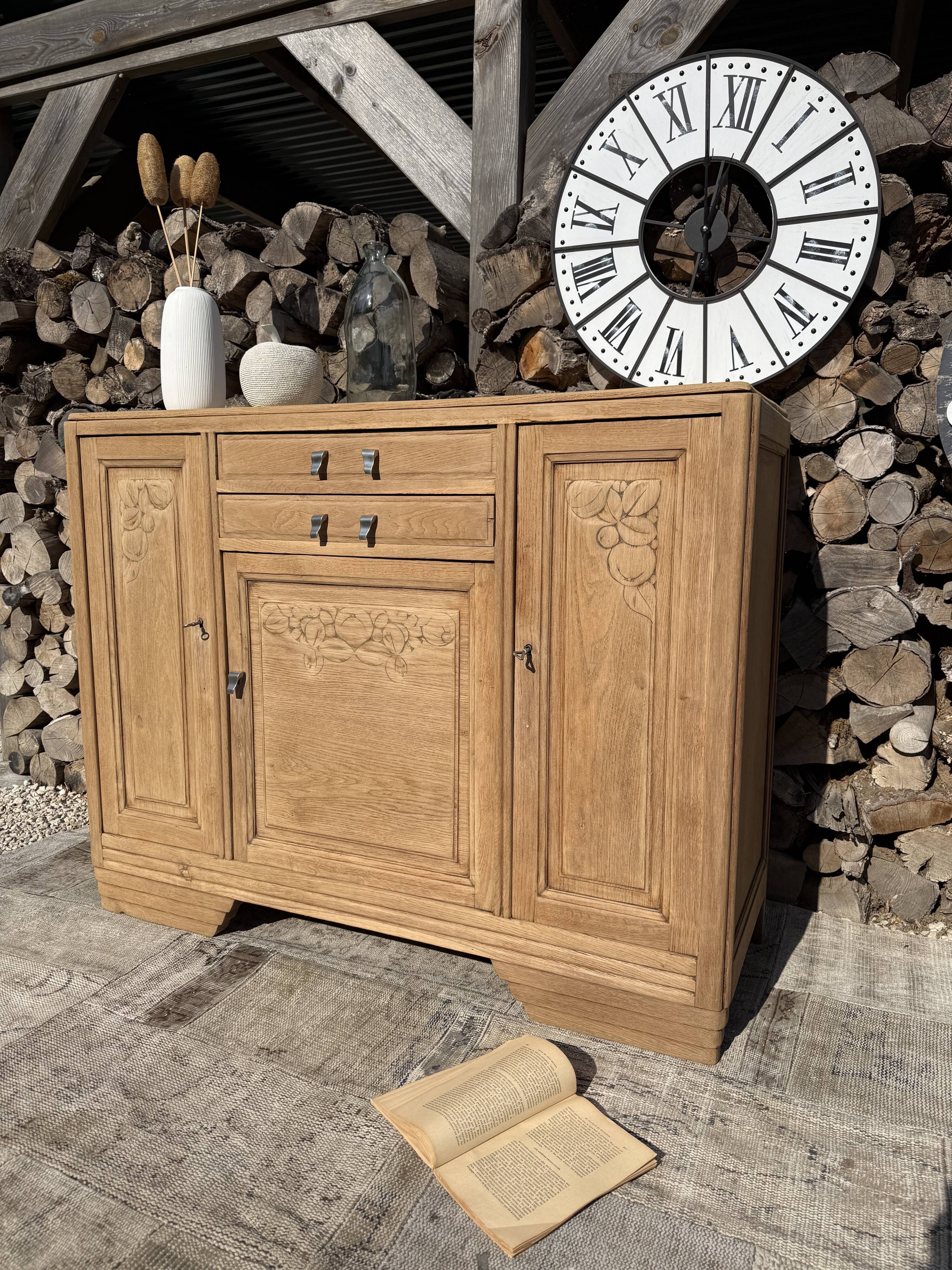 Buffet Art déco ancien rénové