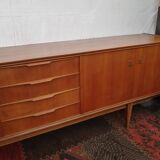Scandinavian vintage teak sideboard, 60s
