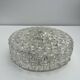 Ceiling light wall lamp minimalist industrial round transparent glass design 70s
