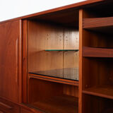 Teak highboard, Danish design, 1960s, designer: Johannes Andersen