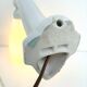 Wall lamp 1930 1940 opaline and porcelain of sarreguemines