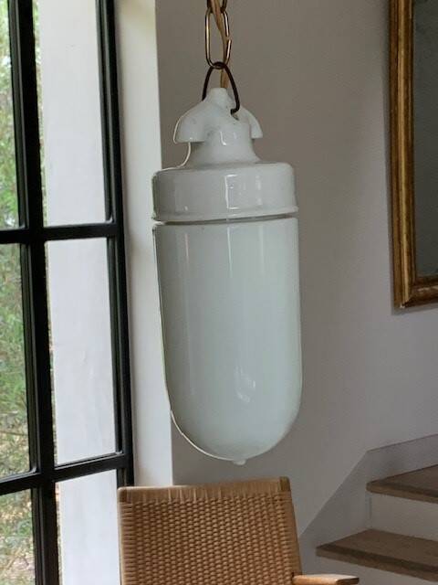 Porcelain and opaline suspension - Sweden 60s