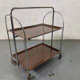 Mid-century folding serving trolley by Bremshey Solingen, 1950s