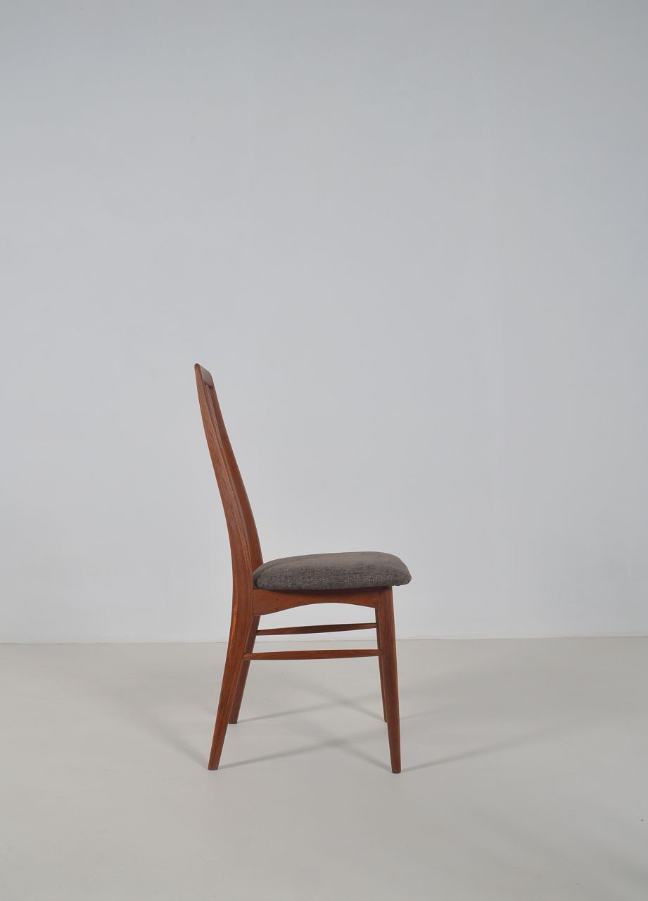 6 Chairs 'Eva' designed by Niels Koefoed, 1960s