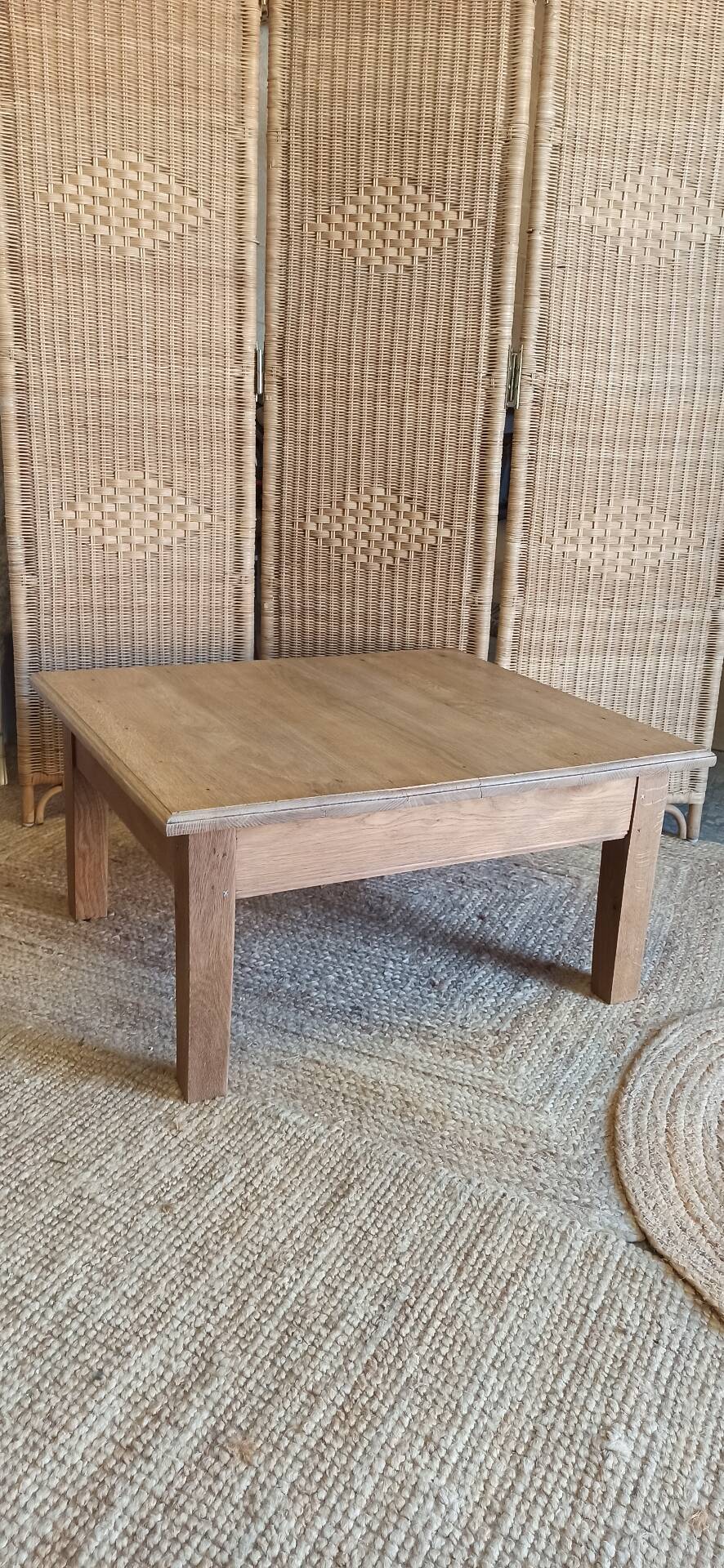 Table basse en chêne