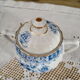 Porcelain sugar bowl Bavaria model China Blau