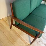 Vintage three-seater canapé by Svend Aage Eriksen for Glostrup Møbelfabrik – Danish design from the 1960s.