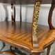 Tea table, marquetry living room table, early 20th century