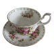 Royal Albert Porcelain Cup and Saucer (June)