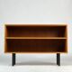 Danish teak shelf sideboard lowboard vinyl vintage mid-century