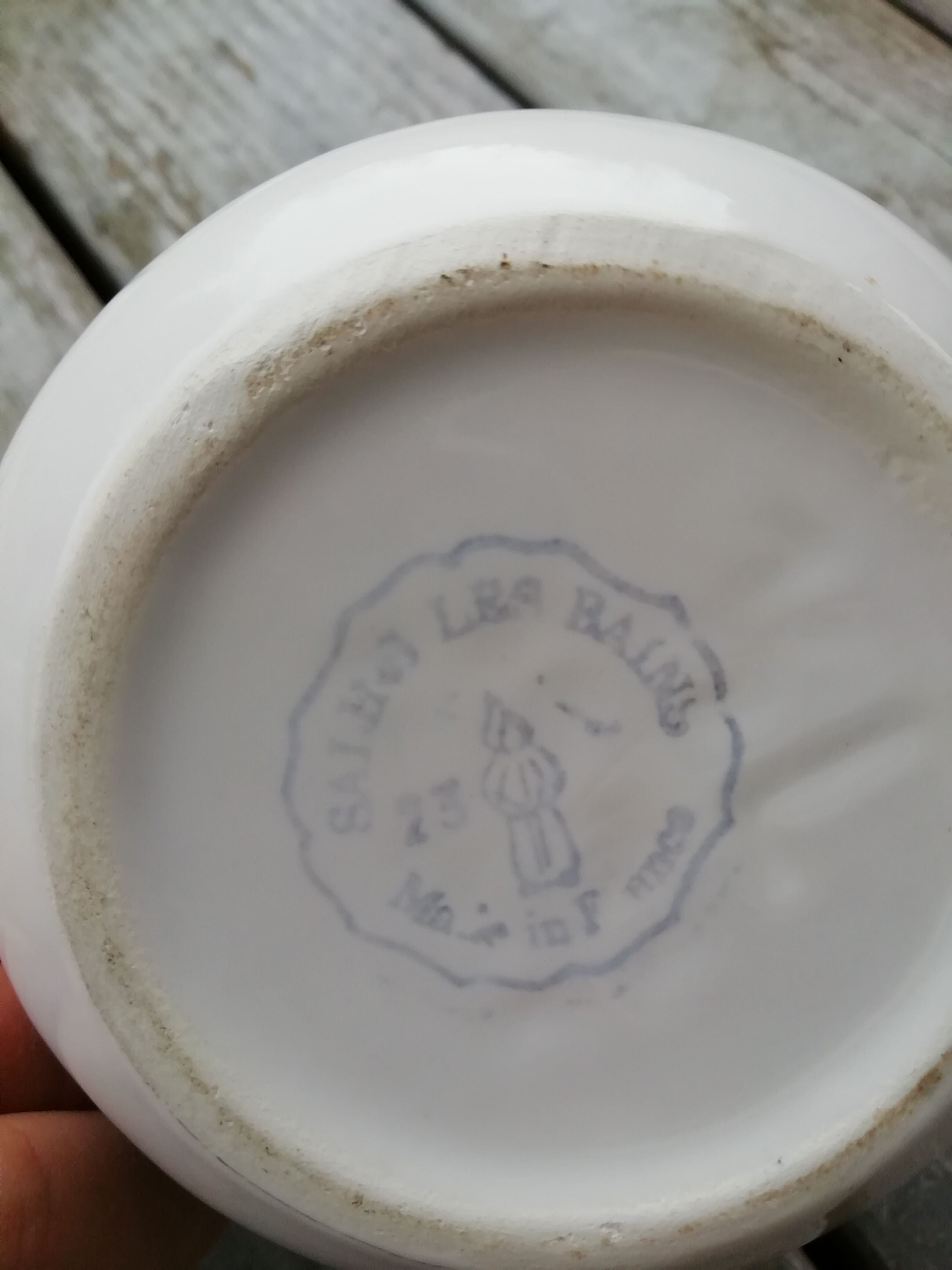 Pot à lait blanc Salins