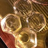 Set of four vintage “Yalacta” Pyrex pots