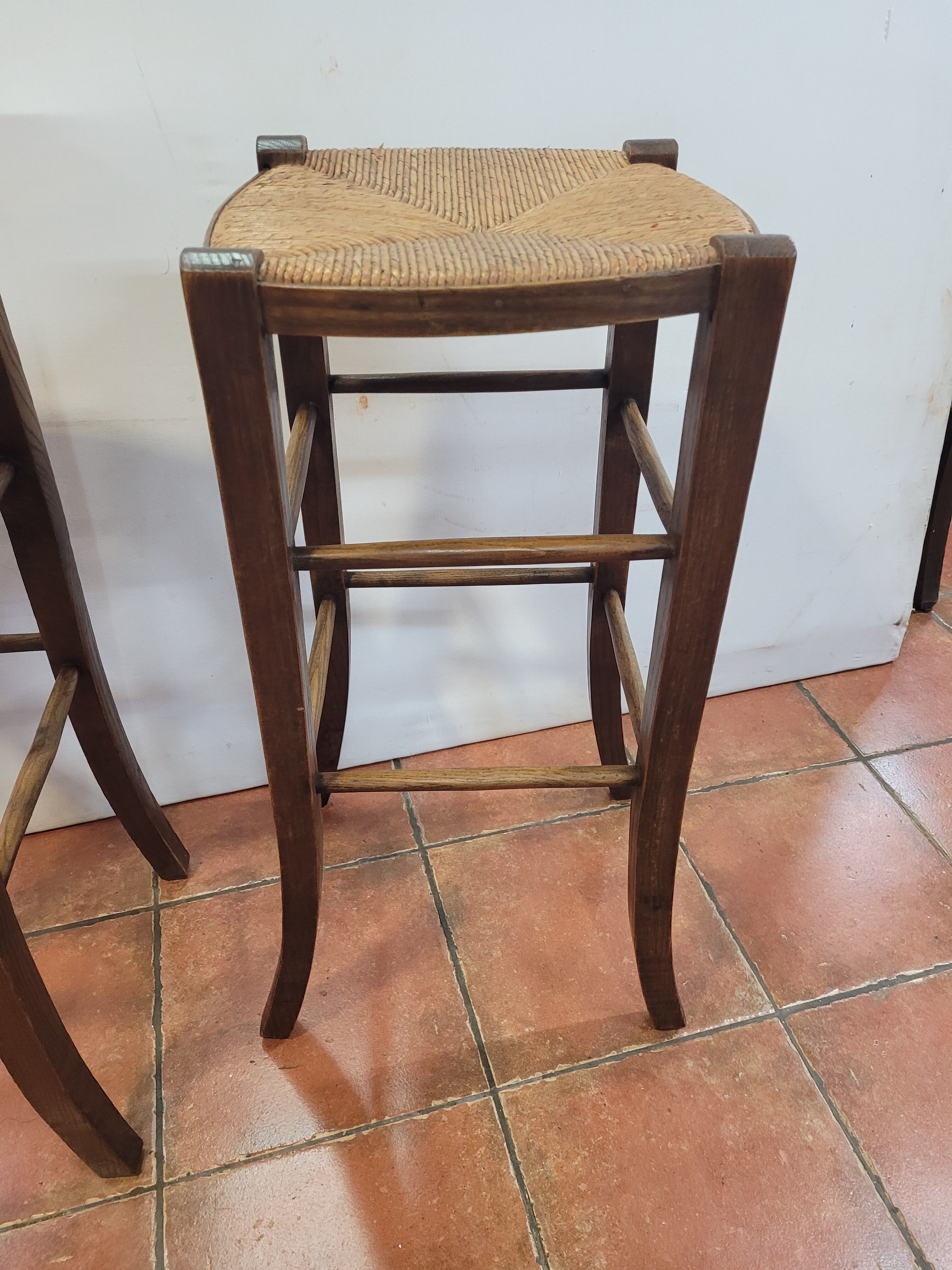Pair of antique bar stools