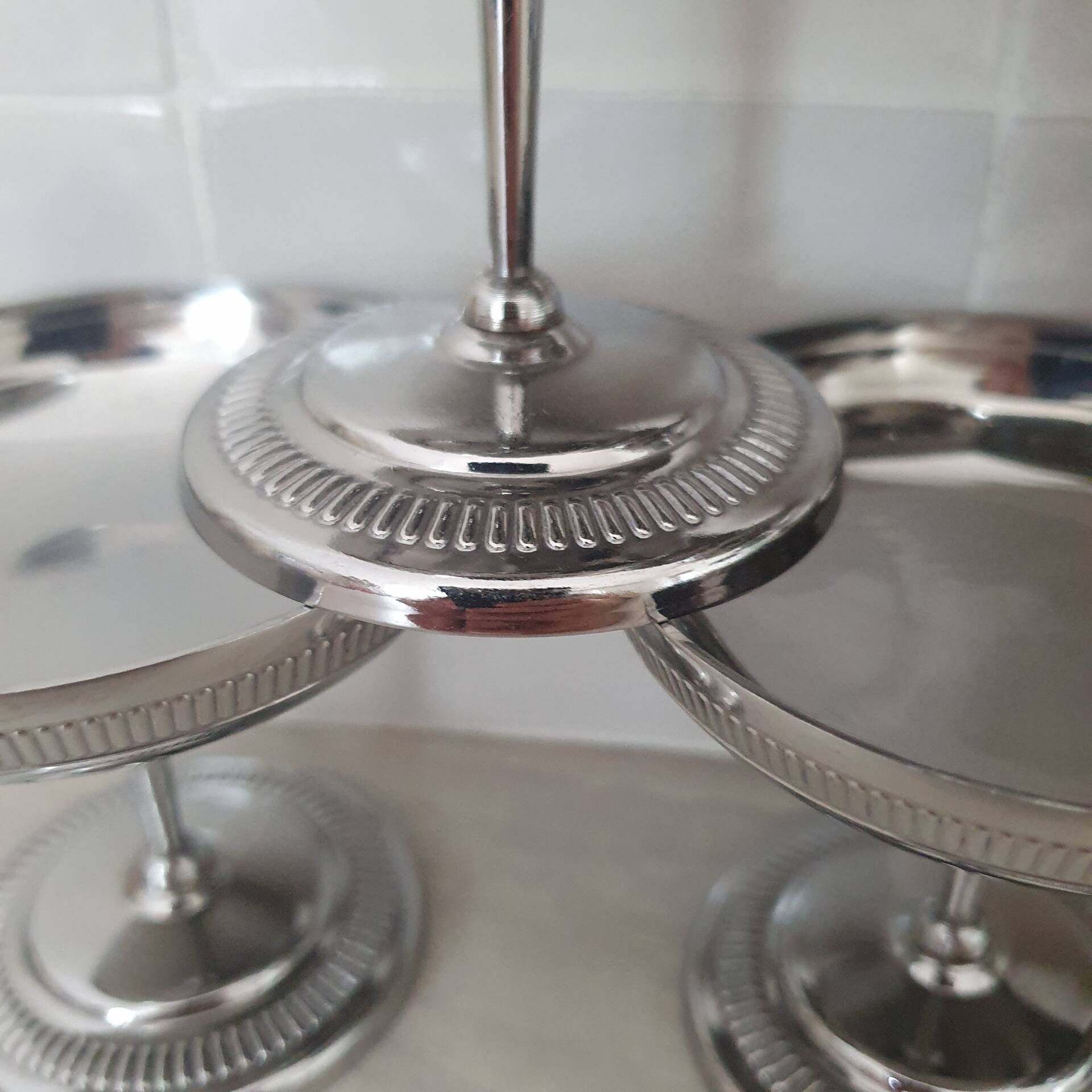 8 stainless steel 18/10 FCA style Létang and Rémi Jean Couzon cups