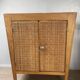 Vintage woven cane buffet
